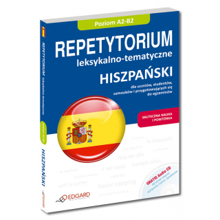 Hiszpański Repetytorium leksykalno-tematyczne A2-B2 (Książka + Audio CD) Hiszpański Repetytorium leksykalno-tematyczne A2-B2 (Książka + Audio CD)