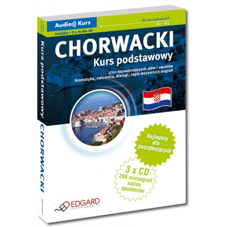 Chorwacki Kurs podstawowy (Książka + 3 x Audio CD )
