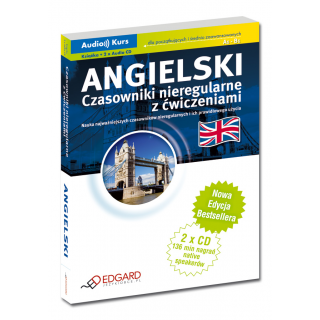 Angielski Czasowniki nieregularne z ćwiczeniami - Nowa Edycja (Książka + 2 x CD Audio) Angielski Czasowniki nieregularne z ćwiczeniami - Nowa Edycja (Książka + 2 x CD Audio)