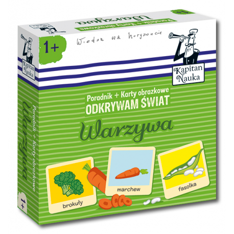 Kapitan Nauka Odkrywam świat Warzywa (Poradnik + karty obrazkowe) Kapitan Nauka Odkrywam świat Warzywa (Poradnik + karty obrazkowe)