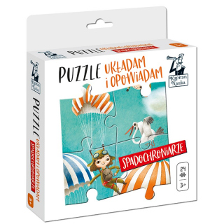 Kapitan Nauka. Puzzle układam i opowiadam. Spadochroniarze 3+ Kapitan Nauka. Puzzle układam i opowiadam. Spadochroniarze 3+