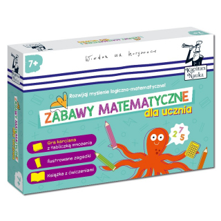 Kapitan Nauka. Zabawy matematyczne dla ucznia 7+ (gra karciana + książka z zadaniami + karty) Kapitan Nauka. Zabawy matematyczne dla ucznia 7+ (gra karciana + książka z zadaniami + karty)