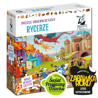 Kapitan Nauka. Puzzle obserwacyjne Rycerze 6 + Kapitan Nauka. Puzzle obserwacyjne Rycerze 6 +