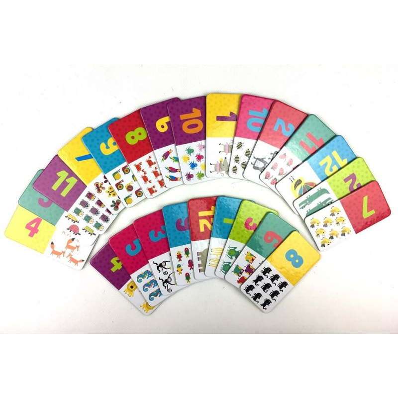 Kapitan Nauka. Domino obrazkowe Liczby 3+ Kapitan Nauka. Domino obrazkowe Liczby 3+