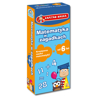 Kapitan Nauka Karty obrazkowe Matematyka w zagadkach (od 6 lat) (Książeczka z kartami obrazkowymi) Kapitan Nauka Karty obrazkowe Matematyka w zagadkach (od 6 lat) (Książeczka z kartami obrazkowymi)