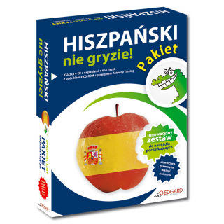 Pakiet Hiszpański nie gryzie! (Książka + CD Audio + 600 fiszek z pudełkiem + CD-ROM z programem Aktywny Trening) Pakiet Hiszpański nie gryzie! (Książka + CD Audio + 600 fiszek z pudełkiem + CD-ROM z programem Aktywny Trening)