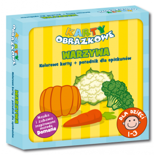 Karty obrazkowe Warzywa (od 1 do 3 lat) (Kolorowe karty + poradnik dla opiekunów) Karty obrazkowe Warzywa (od 1 do 3 lat) (Kolorowe karty + poradnik dla opiekunów)
