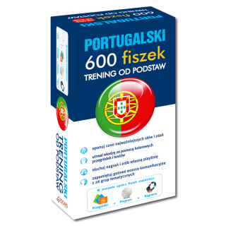 Portugalski 600 fiszek Trening od podstaw +CD (600 fiszek + CD-ROM z programem Fiszki mp3 i nagraniami MP3 + Kolorowe przegródki) Portugalski 600 fiszek Trening od podstaw +CD (600 fiszek + CD-ROM z programem Fiszki mp3 i nagraniami MP3 + Kolorowe przegródki)