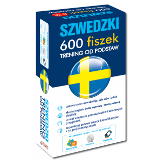 Szwedzki 600 fiszek Trening od podstaw +CD (600 fiszek + CD-ROM z programem Fiszki mp3 i nagraniami MP3 + Kolorowe przegródki) Szwedzki 600 fiszek Trening od podstaw +CD (600 fiszek + CD-ROM z programem Fiszki mp3 i nagraniami MP3 + Kolorowe przegródki)