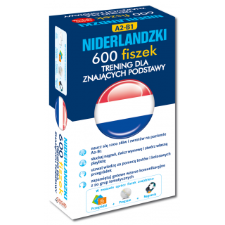 Niderlandzki 600 fiszek Trening dla znających podstawy +CD (600 fiszek + CD-ROM z programem Fiszki mp3 i nagraniami MP3 + Kolorowe przegródki) Niderlandzki 600 fiszek Trening dla znających podstawy +CD (600 fiszek + CD-ROM z programem Fiszki mp3 i nagraniami MP3 + Kolorowe przegródki)