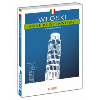 Włoski Kurs podstawowy. 3. edycja (Książka + 3...