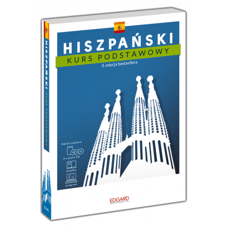 Hiszpański Kurs podstawowy. 3. edycja (książka + 3 płyty CD + program)