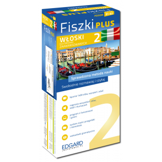Włoski Fiszki PLUS dla średnio zaawansowanych 2 (600 fiszek + program i nagrania do pobrania + kolorowe przegródki + etui) Włoski Fiszki PLUS dla średnio zaawansowanych 2 (600 fiszek + program i nagrania do pobrania + kolorowe przegródki + etui)