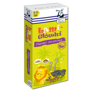 Kapitan Nauka Zagadki obrazkowe Łamigłówki 3-5 lat Kapitan Nauka Zagadki obrazkowe Łamigłówki 3-5 lat
