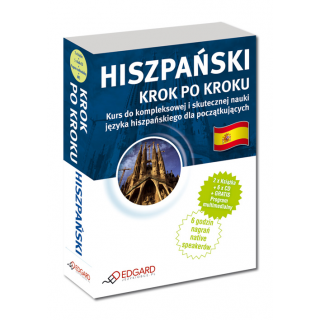 Hiszpański Krok po kroku (2 x Książka + 5 x CD Audio + MP3 + Program komputerowy) Hiszpański Krok po kroku (2 x Książka + 5 x CD Audio + MP3 + Program komputerowy)