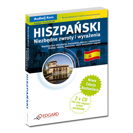 Hiszpański Niezbędne zwroty i wyrażenia - Nowa Edycja (Książka + 2 x Audio CD) Hiszpański Niezbędne zwroty i wyrażenia - Nowa Edycja (Książka + 2 x Audio CD)