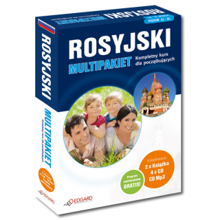 Rosyjski MultiPakiet (2 x Książka + 4 x CD Audio + MP3 z programem multimedialnym) Rosyjski MultiPakiet (2 x Książka + 4 x CD Audio + MP3 z programem multimedialnym)